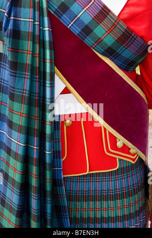 Écossais, de l'uniforme de tambour-major, les Jeux des Highlands, Ecosse, Royaume-Uni Banque D'Images