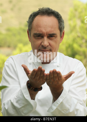 Le cuisinier espagnol Ferran Adria Banque D'Images