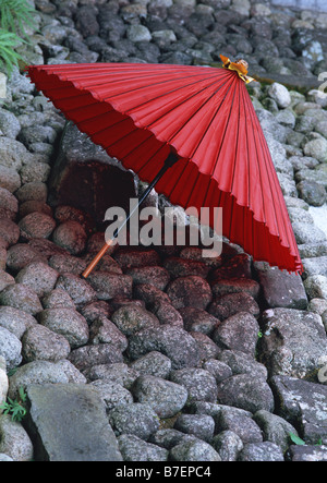 Parapluie Oilpaper grossier Banque D'Images