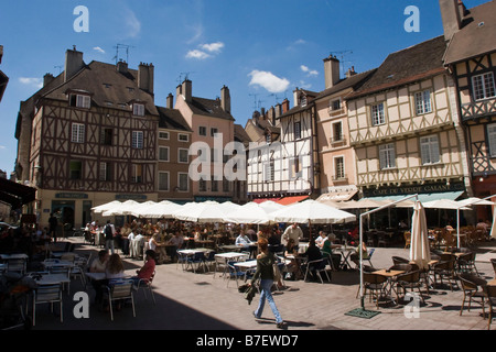 Place St Vincent, Chalon sur Saone Bourgogne France UE Banque D'Images