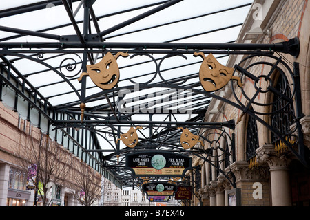 Signe extérieur de Gaiety Theatre, Grafton Street, Dublin, Irlande Banque D'Images