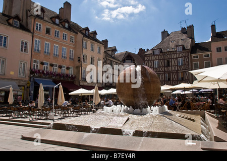 Place St Vincent, Chalon sur Saone Bourgogne France UE Banque D'Images