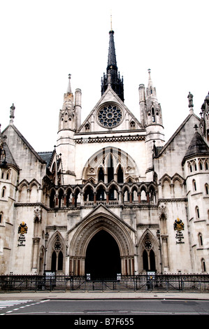 London La Royal Courts of Justice la Loi Angleterre Banque D'Images