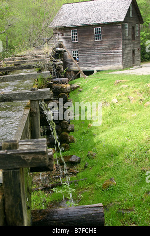 Mingus Mill dans les Great Smoky Mountains, ETATS UNIS Banque D'Images