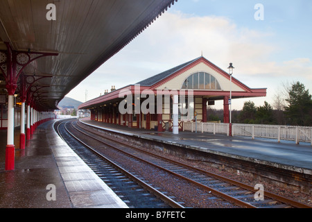 La gare d'Aviemore, Aviemore, Scotland, UK Banque D'Images