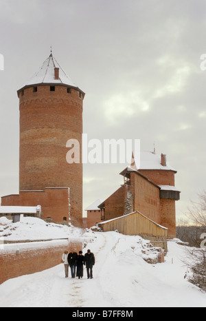 Le Château de Turaida à Sigulda Sigulda près du Parc National de la Lettonie Banque D'Images