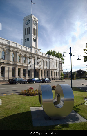 Timaru District Council Office Building, Place du Roi George, Timaru, Canterbury, Nouvelle-Zélande Banque D'Images