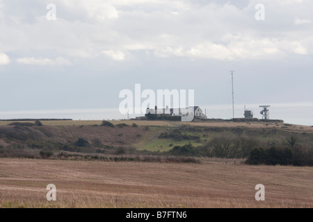 La station radar de Fairlight, East Sussex Banque D'Images