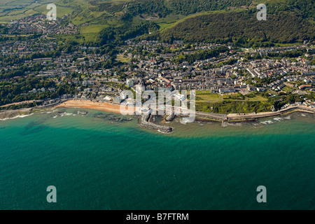 Ventnor sur l'île de Wight de l'air Banque D'Images