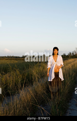 L'analyse prénatale dans Everglades, portrait de vie Banque D'Images