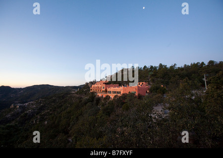 Posada Mirador Hotel Divisadero Barrancas Copper Canyon Chihuahua Mexique Banque D'Images