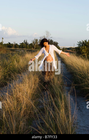 L'analyse prénatale dans Everglades, portrait de vie Banque D'Images