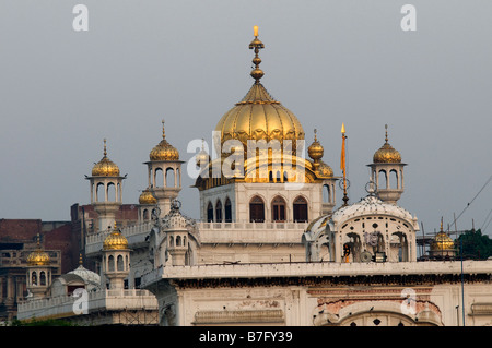 Temple d'or d'Amritsar. Le nord du Punjab. L'Inde. Banque D'Images