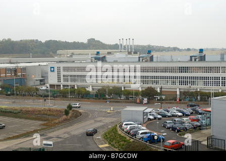 L'usine de GM Vauxhall à Luton Bedfordshire UK Banque D'Images