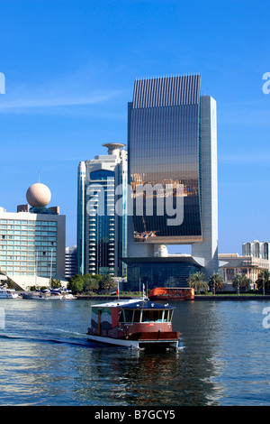 Vue sur la Crique de Dubaï ÉMIRATS ARABES UNIS Banque D'Images