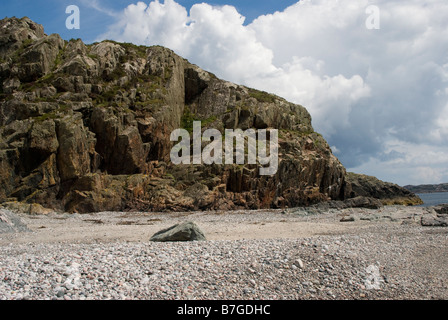 St Columba's Bay sur l'île d'Iona en Écosse Banque D'Images