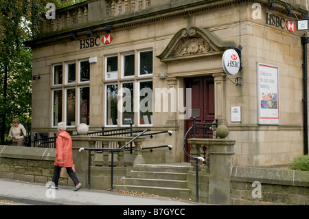 Une succursale de la rue haute de la banque HSBC. Banque D'Images