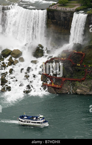 Maid de la Brume Voile, Niagara Falls, Canada & USA Border Banque D'Images