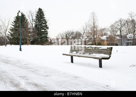 Une audience à Franklin Park Banque D'Images