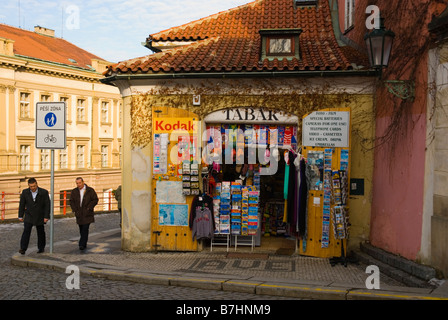 Boutique de souvenirs à la porte pour le monastère de Strahov à Prague de Prague République Tchèque Europe Banque D'Images