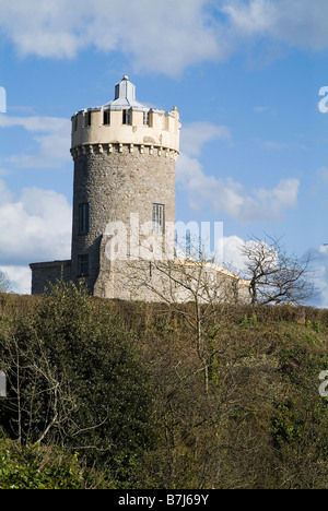 dh Clifton Observatory CLIFTON BRISTOL Clifton Downs Observatory Tower angleterre royaume-uni Banque D'Images