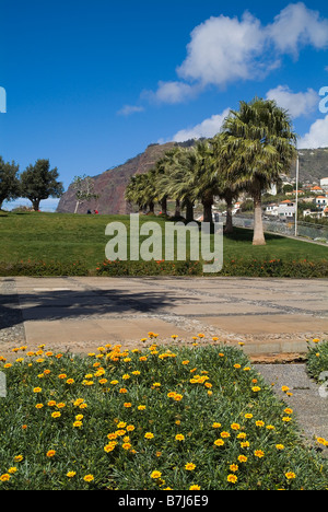 Dh Camara de Lobos Madère Village park et viewpoint Banque D'Images