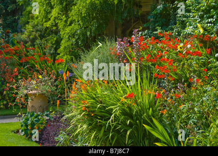 Worcester College d'Oxford Jardin Banque D'Images