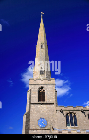 Saint Benoît s'église paroissiale Glinton Comté de Cambridgeshire Angleterre Grande-bretagne village UK Banque D'Images