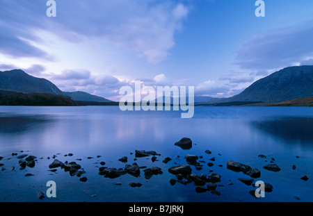 Lough Inagh, Connemara, Irlande. Banque D'Images