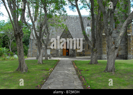 L'église anglicane historique dans King William's Town, une partie de la frontière orientale de la Cape, Afrique du Sud. Colon 1820 Banque D'Images