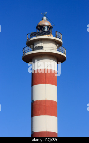 El Toston phare près de El Cotillo sur la côte nord-ouest de Fuerteventura, dans les îles canaries Banque D'Images