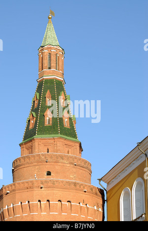 L'Arsenal d'angle Uglovaya Arsenalnaya Tower Sobakina Moscow Kremlin Russie Banque D'Images