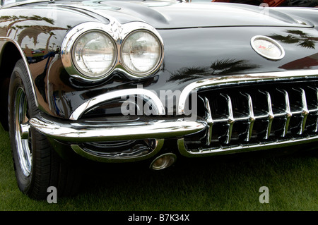 1959 corvette sur l'affichage à une exposition de voiture en Arizona Banque D'Images