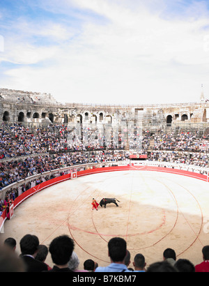 Corrida dans arena Banque D'Images