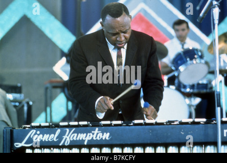 LIONEL HAMPTON 1909-2002 musicien de jazz américain Banque D'Images