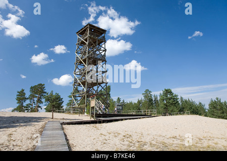 Tornimäe Pärnu-Ikla Rannametsa Tour, zone de loisirs, comté de Pärnu, Estonie, Europe Banque D'Images