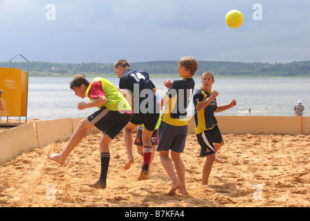 Set Beach Võru Estonie Europe Banque D'Images