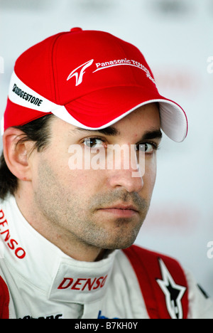 Portrait du pilote de Formule 1 Toyota Timo Glock Banque D'Images