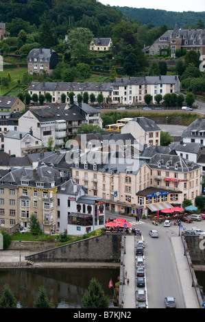 Vue pittoresque de Bouillon Ardennes Belgique Province de Luxembourg Banque D'Images