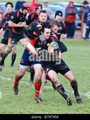 Scottish Rugby - Biggar v Peebles Banque D'Images