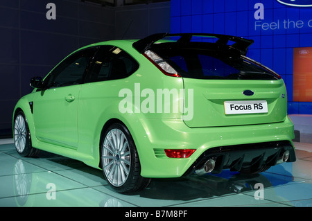 Ford Focus RS edition. Salon Automobile International de Moscou' 2008 Banque D'Images