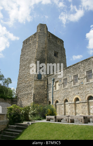 St George's Tower et le château d'Oxford, Oxford, Oxfordshire, UK Banque D'Images