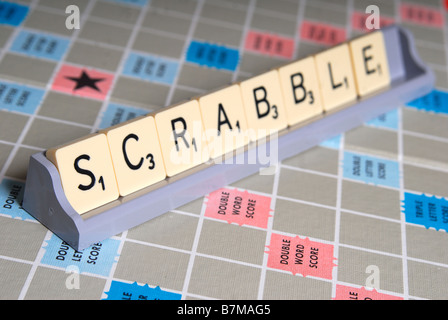 Jeu de Scrabble. Banque D'Images