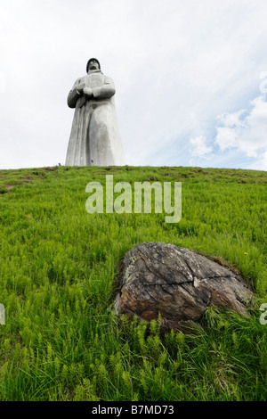 Mémorial aux défenseurs de la région arctique soviétique pendant la Grande Guerre patriotique (Seconde Guerre mondiale), 1941-1945. Mourmansk, en Russie. Banque D'Images