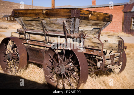 Panier de minerai en Bodie State Historical Park Banque D'Images