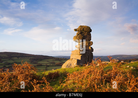 Le nez de Bowerman Hayne Dartmoor National Park, Devon, Angleterre Royaume-uni Banque D'Images