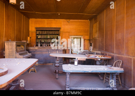 Gambling Hall en Bodie State Historical Park Banque D'Images