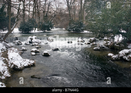 Englischer Garten, Munich, Bavière, Allemagne Banque D'Images