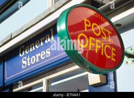 Bureau de poste et magasin général signer felsted Banque D'Images