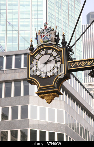 Réveil dans la ville de Londres, ou le quartier financier de Londres Banque D'Images